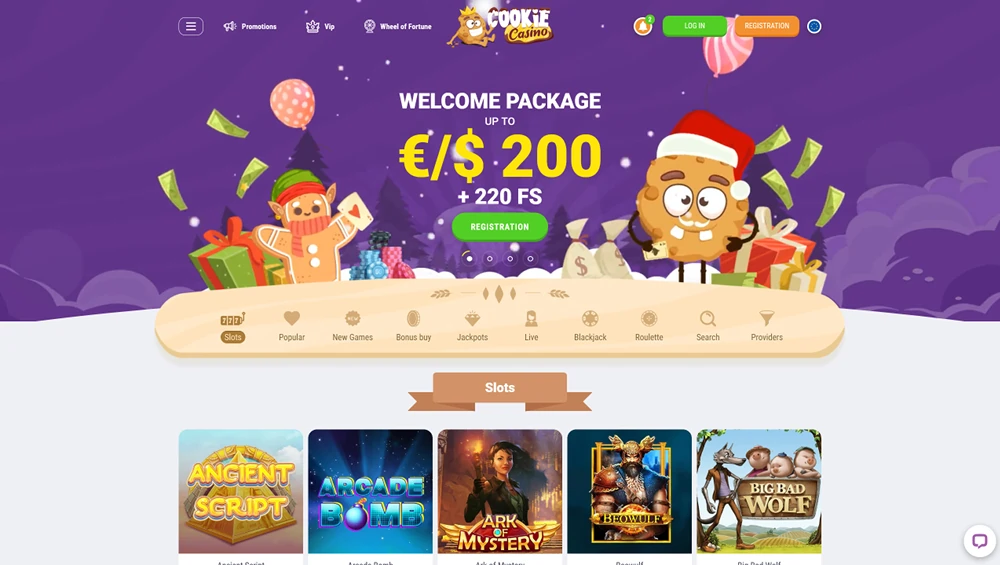 Cookie Online Casino Site