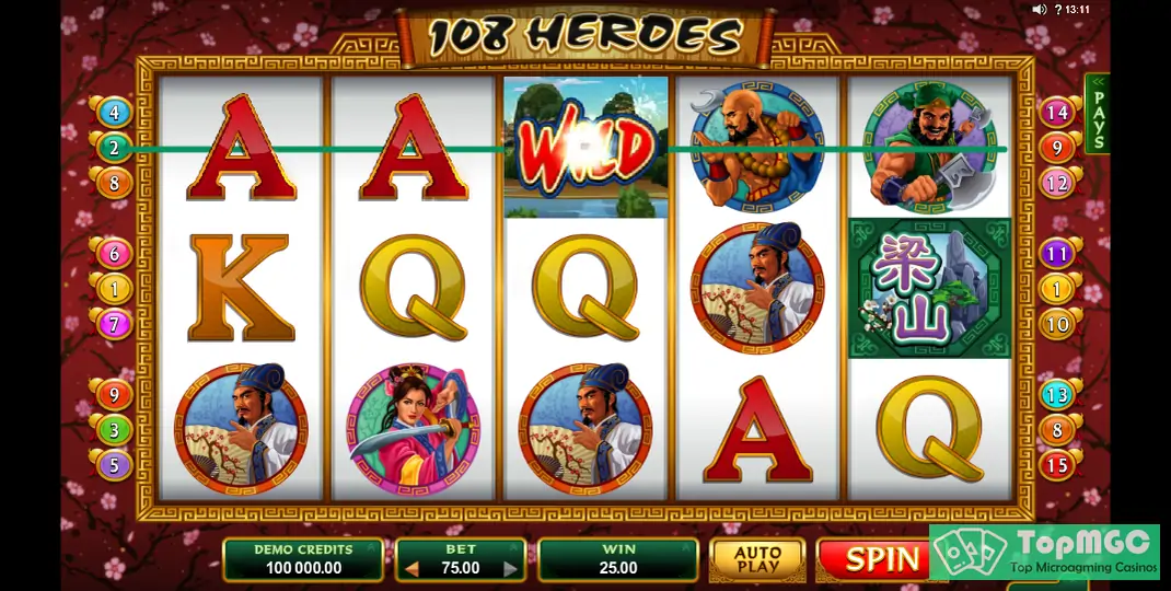 108 Heroes Slot Demo