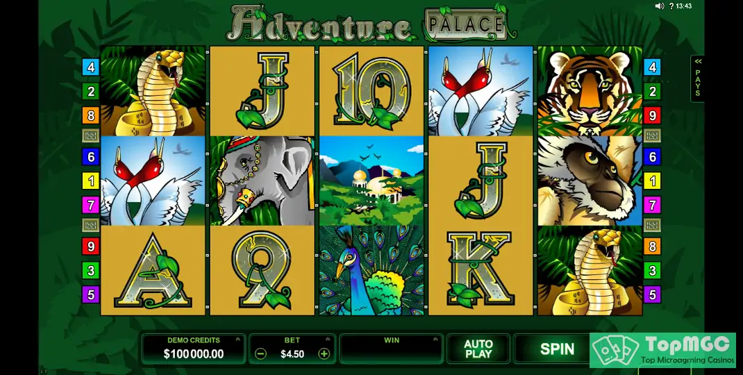 Adventure Palace Slot Demo