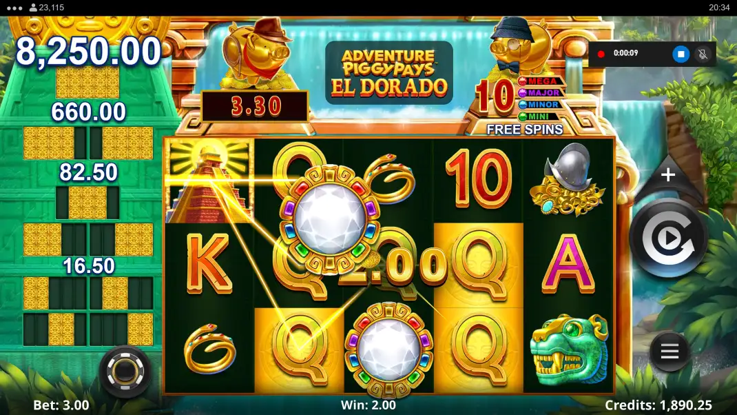 Adventure PIGGYPAYS El Dorado Slot Demo