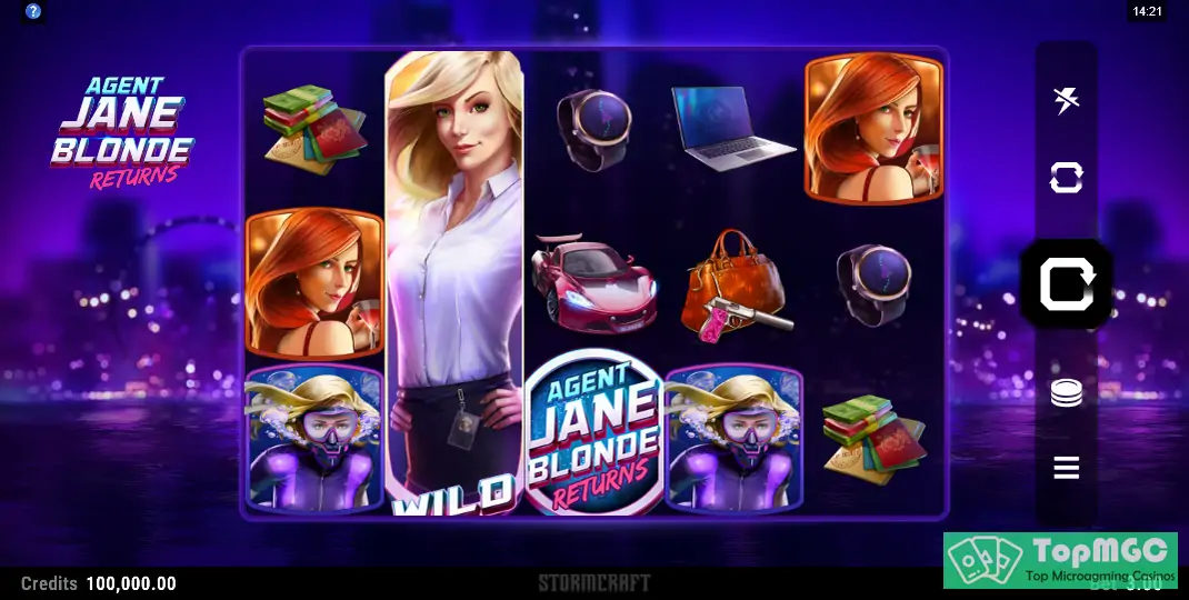 Agent Jane Blonde Returns Slot Demo