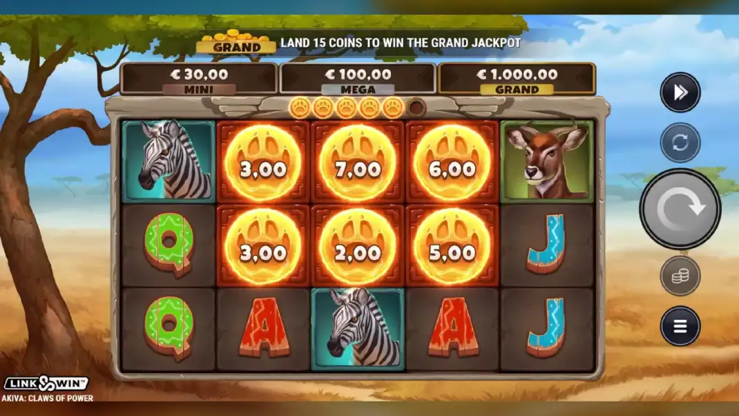 Akiva: Claws of Power Slot Demo