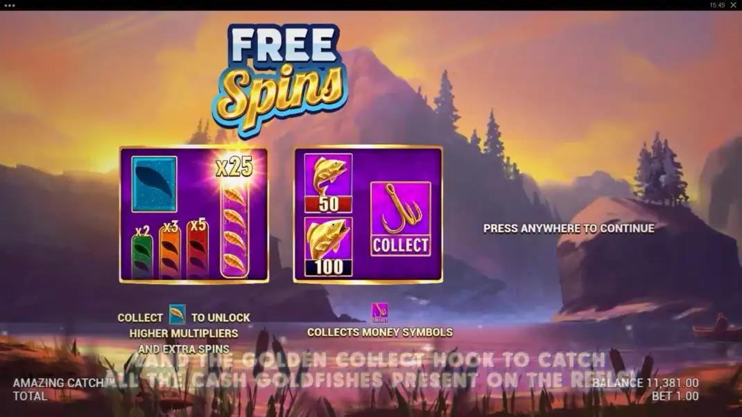 Amazing Catch Slot Demo