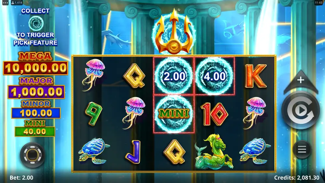 Amazing Link Poseidon Slot Demo