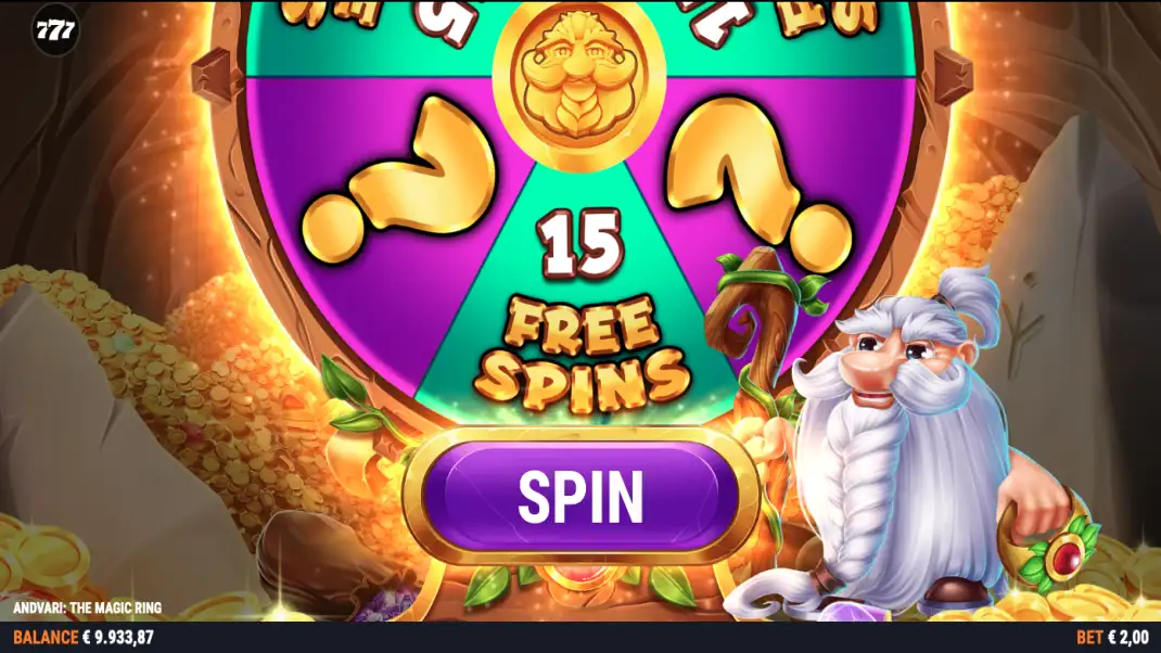 Andvari: The Magic Ring Slot Demo