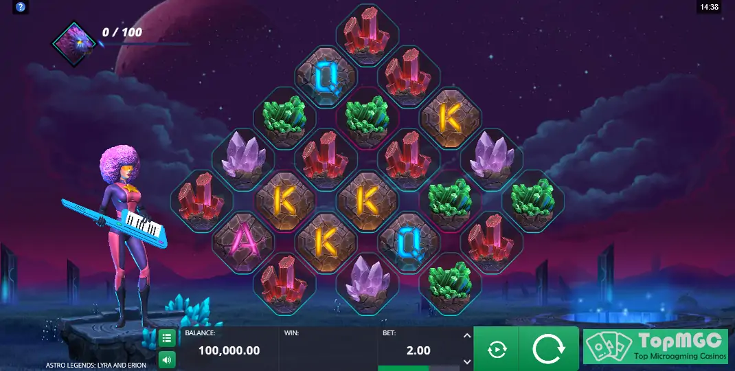 Astro Legends Lyra and Erion Slot Demo