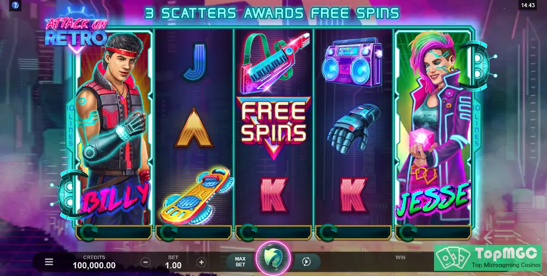 Attack on Retro Slot Demo