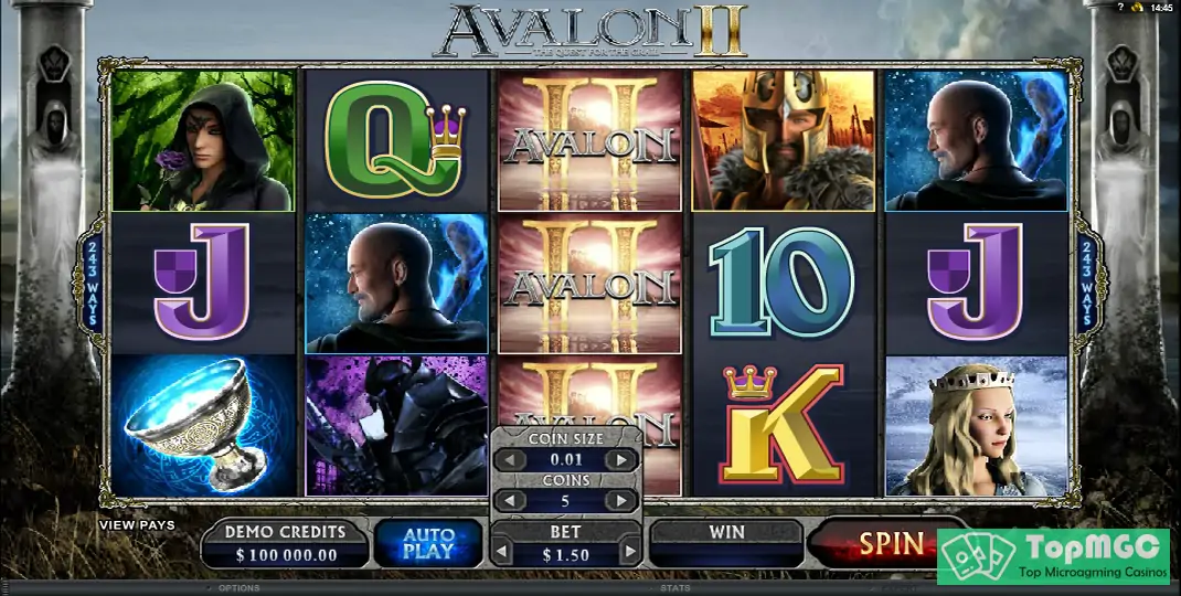 Avalon II Slot Demo