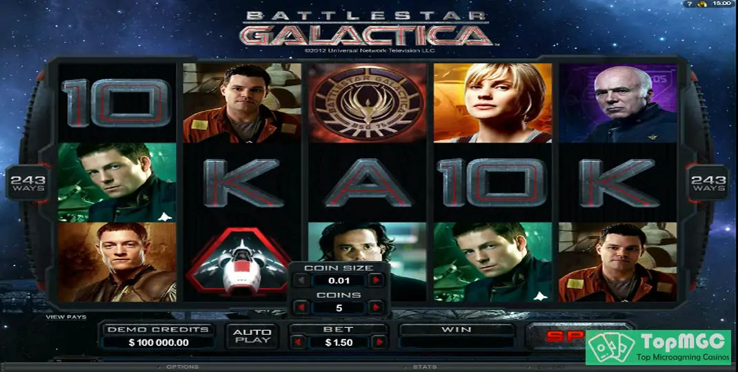 Battlestar Galactica Slot Demo