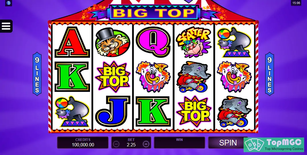 Big Top Slot Demo