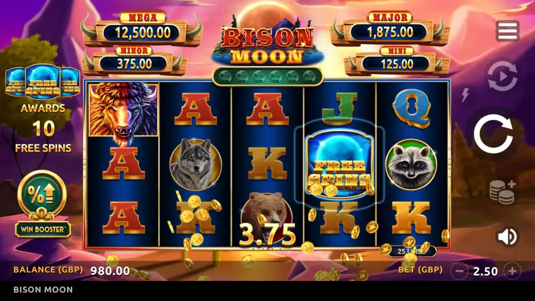 Bison Moon Ultra Link and Win Slot Demo