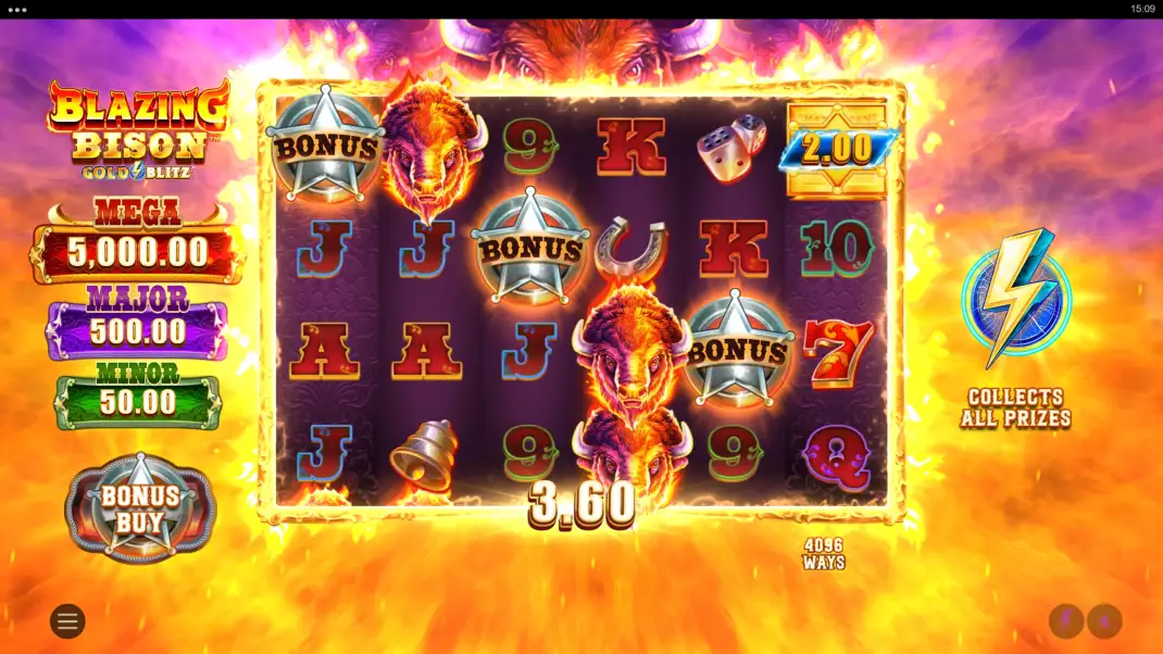 Blazing Bison Gold Blitz Slot Demo