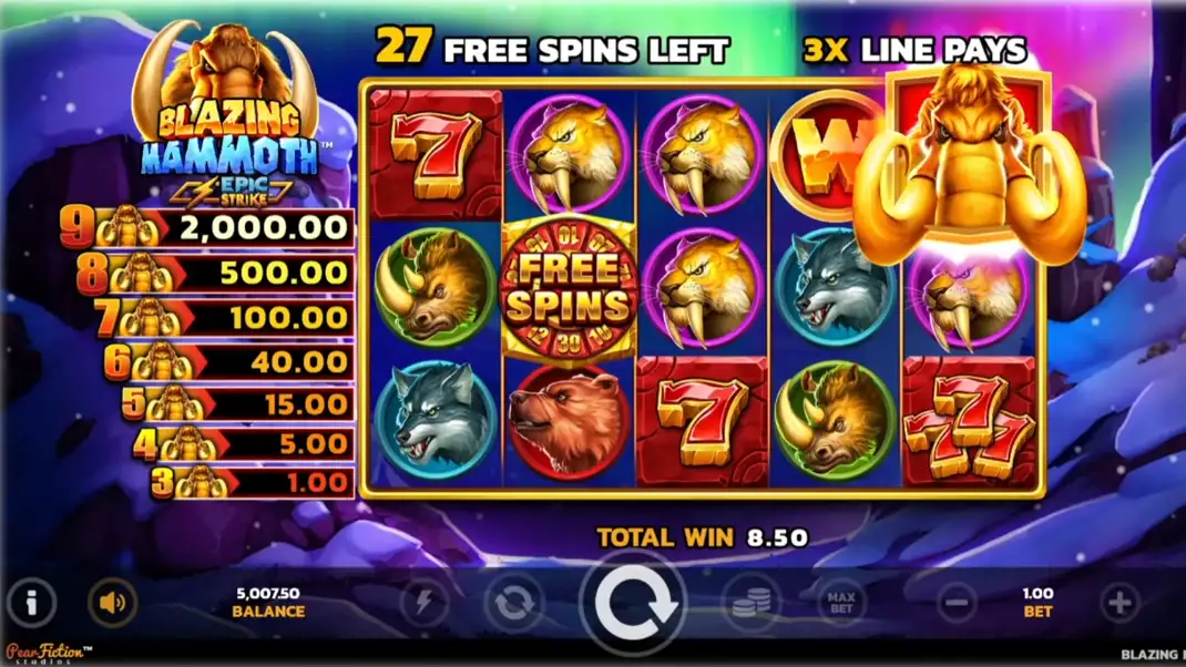 Blazing Mammoth Slot Demo