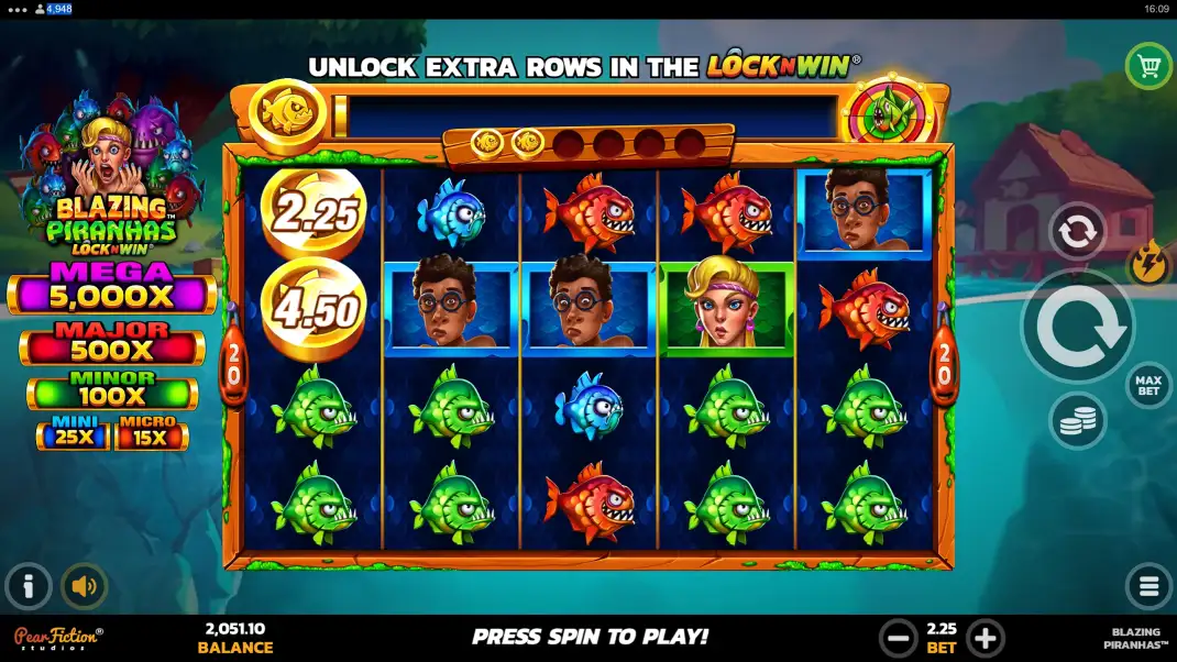 Blazing Piranhas Slot Demo