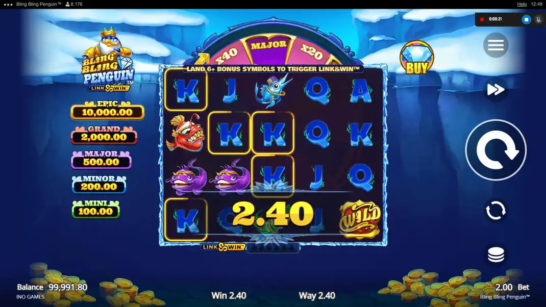 Bling Bling Penguin Slot Demo