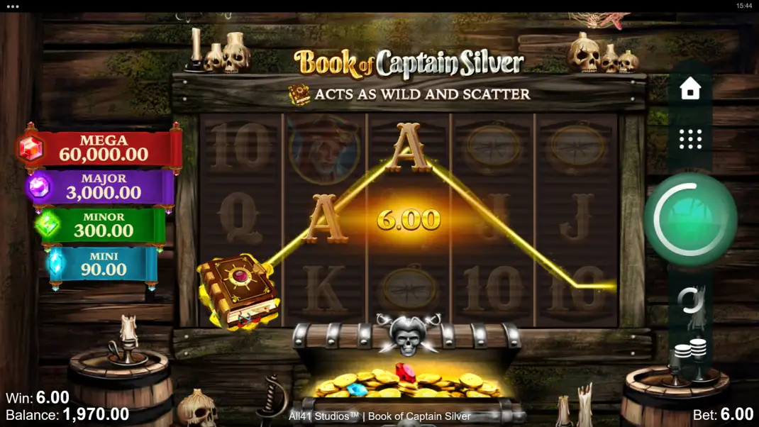 Book of Captain Silver Slot Demo