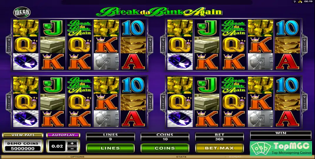 Break da Bank Again Mega Spin Slot Demo