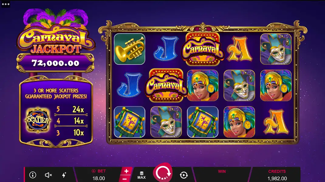 Carnaval Jackpot Slot Demo