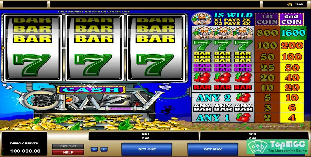 Cash Crazy Slot Demo