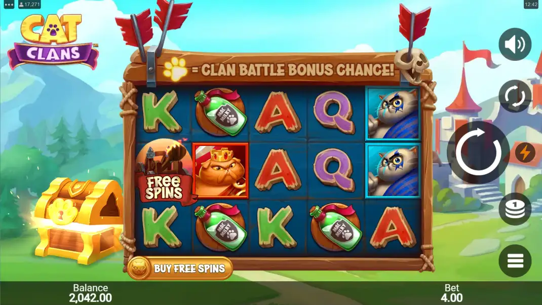 Cat Clans Slot Demo