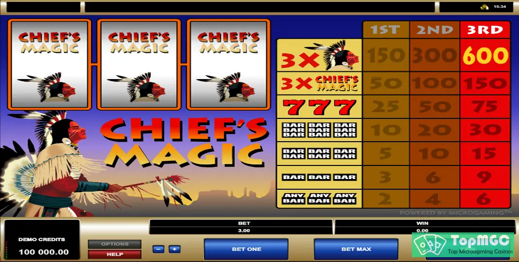 Chief's Magic Slot Demo