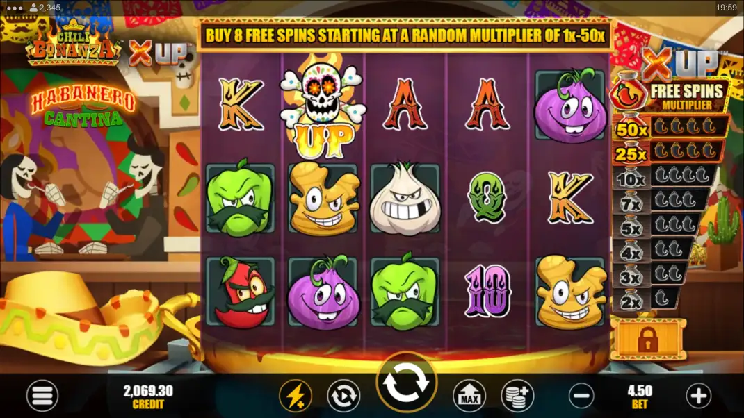 Chili Bonanza X Up Slot Demo