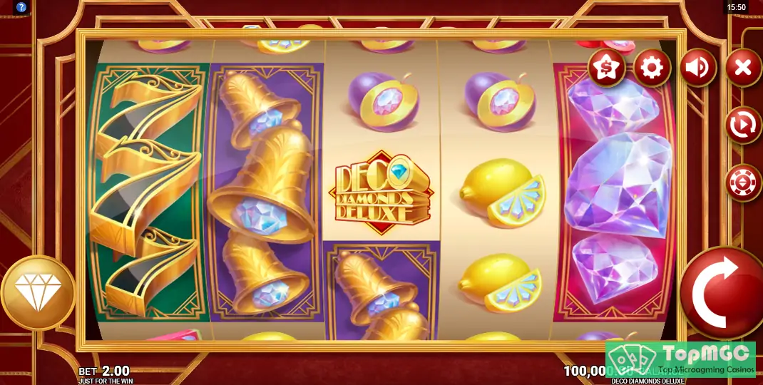 Deco Diamonds Deluxe Slot Demo