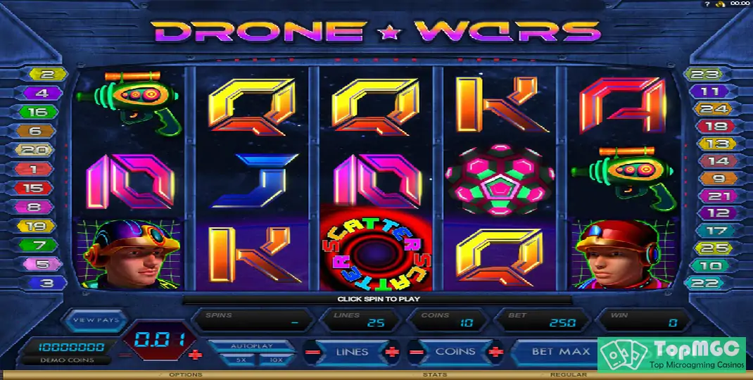 Drone Wars Slot Demo