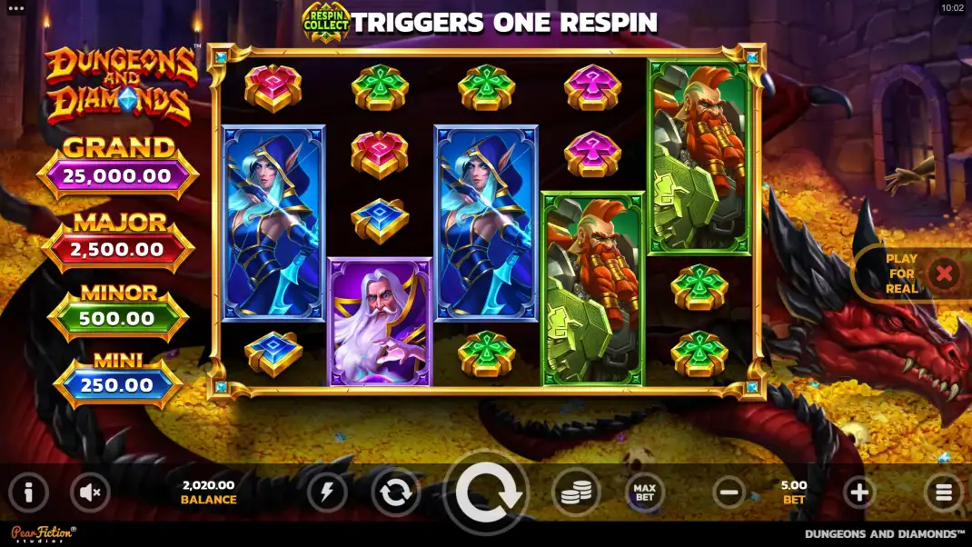 Dungeons and Diamonds Slot Demo