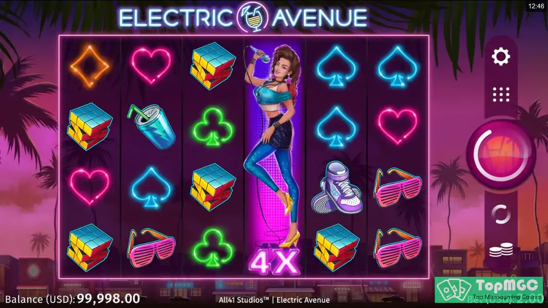 Electric Avenue Slot Demo