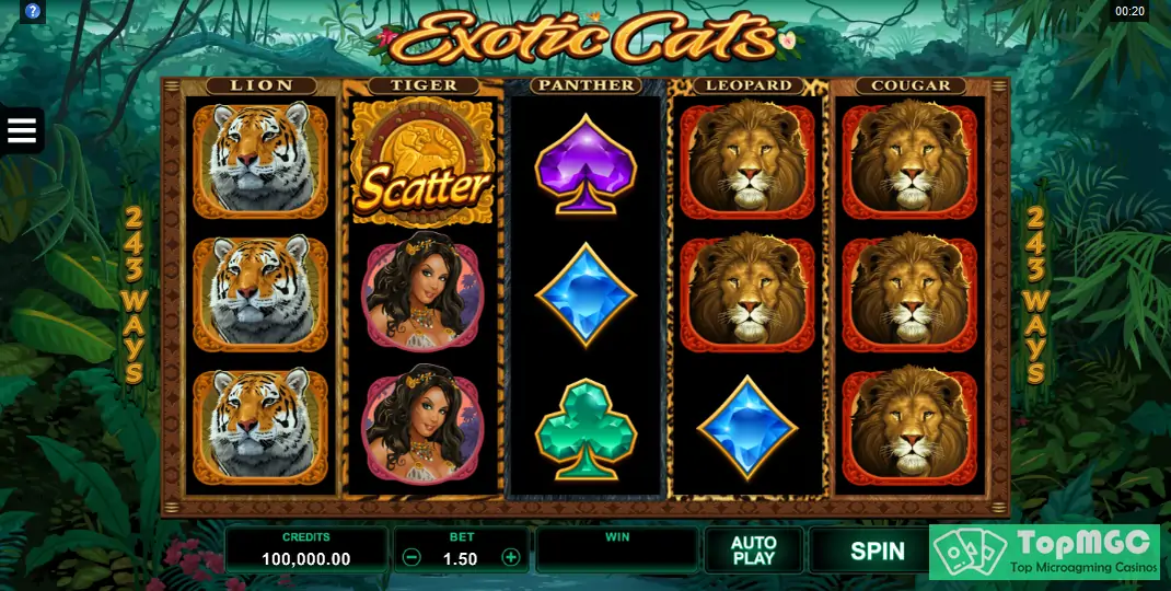 Exotic Cats Slot Demo