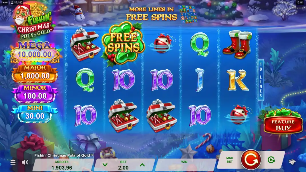 Fishin Christmas Pots of Gold Slot Demo