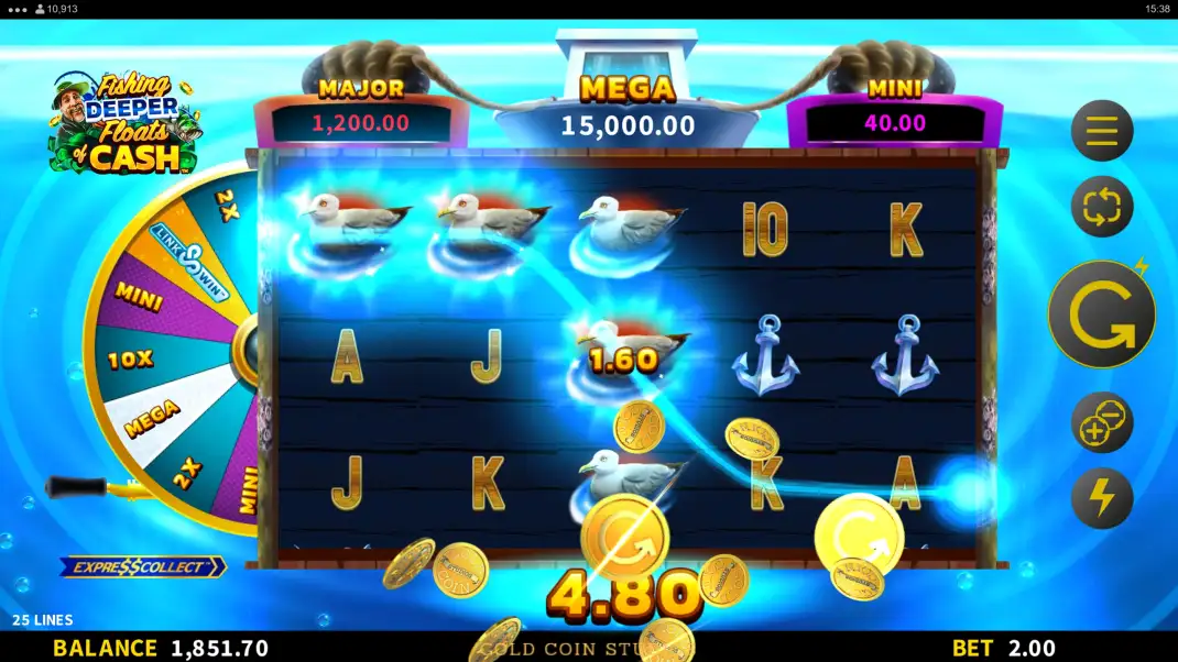 Fishing Deeper Floats of Cash Slot Demo