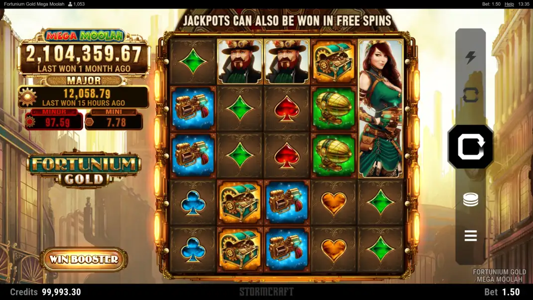 Fortunium Gold: Mega Moolah Slot Demo