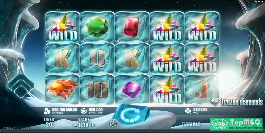 Frozen Diamonds Slot Demo