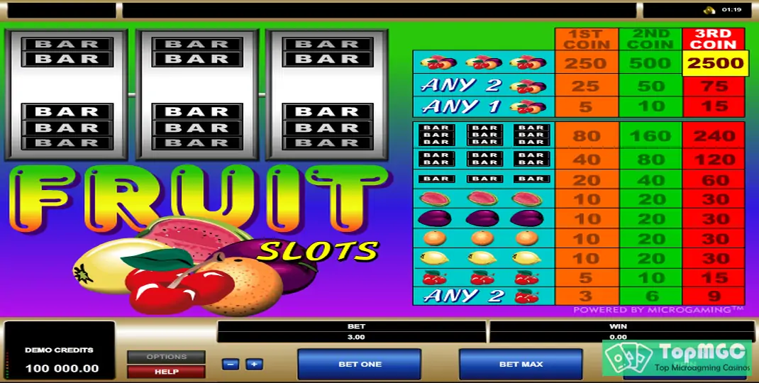 Fruit Slots Slot Demo