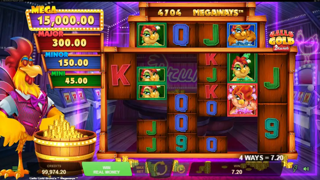 Gallo Gold Bruno's Megaways Slot Demo