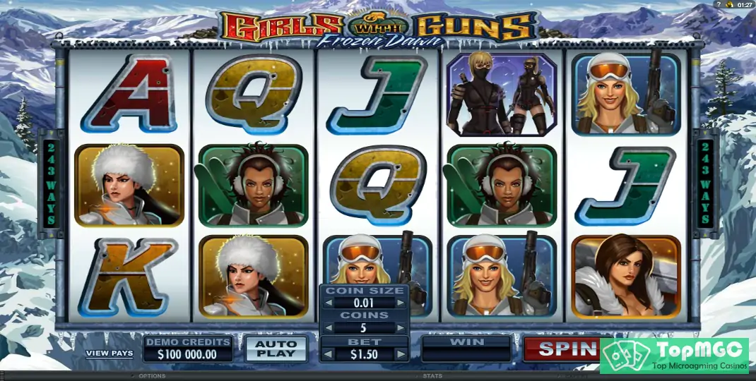 Girls with Guns 2 - Frozen Dawn Slot Demo