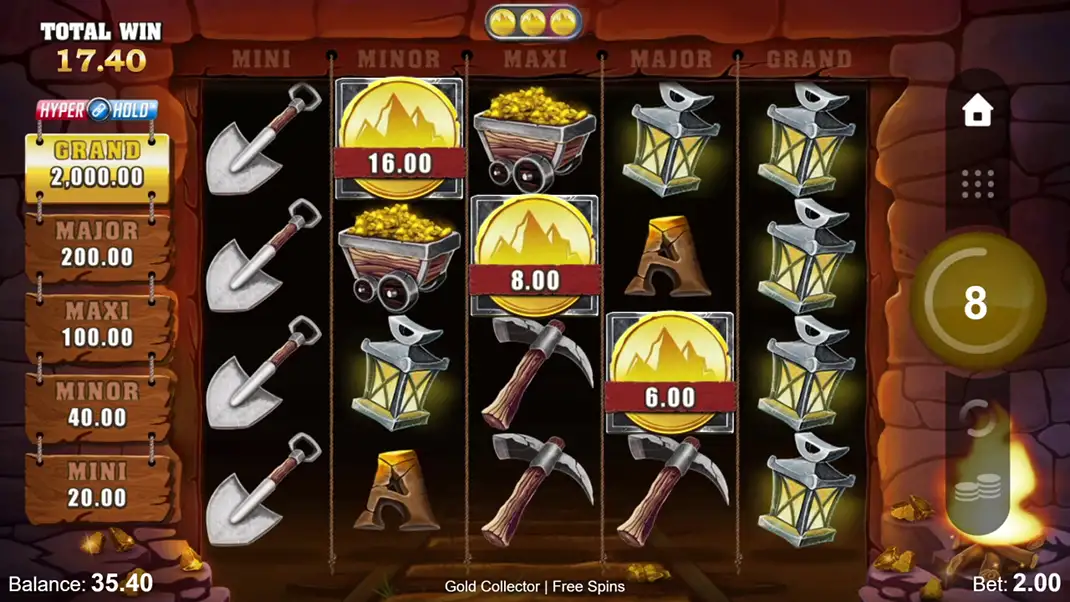 Gold Collector HyperHold Slot Demo