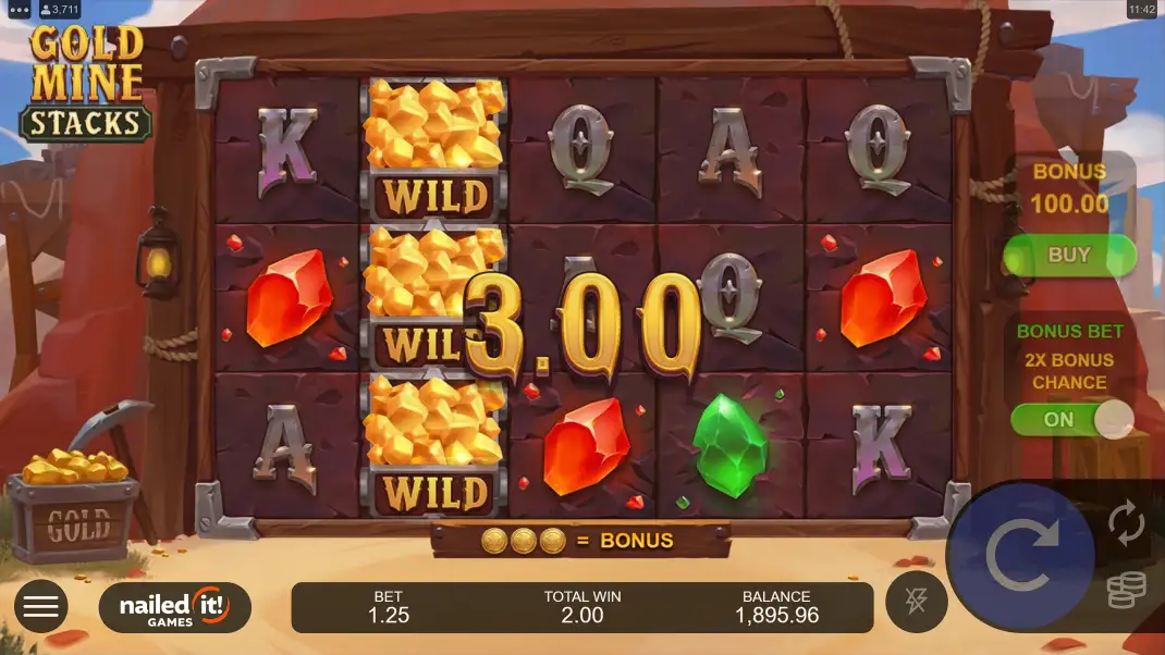 Gold Mine Stacks Slot Demo