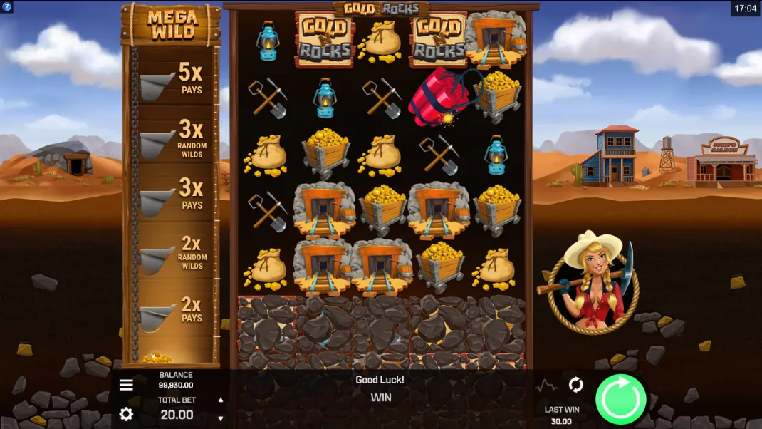 Gold N Rocks Slot Demo