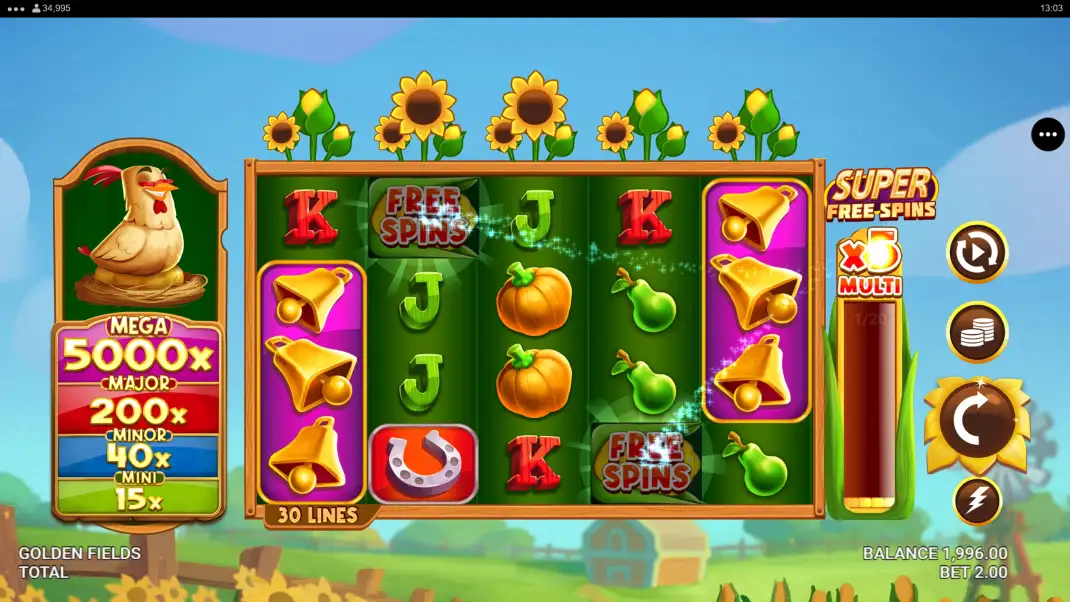 Golden Fields Slot Demo