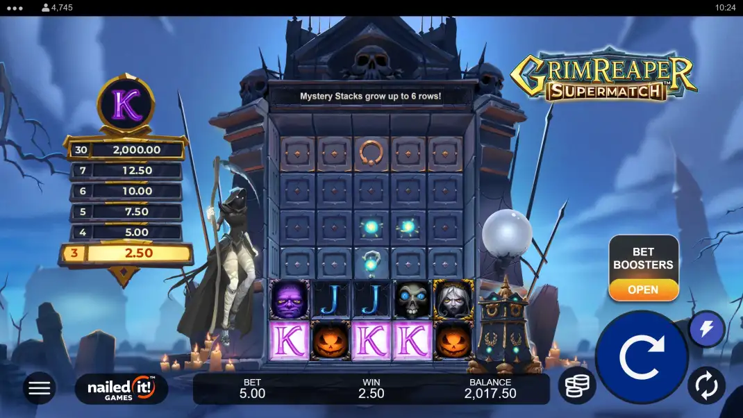 Grim Reaper Supermatch Slot Demo