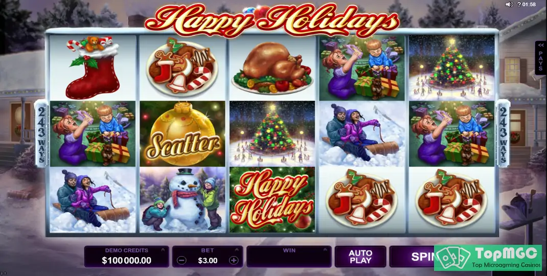 Happy Holidays Slot Demo