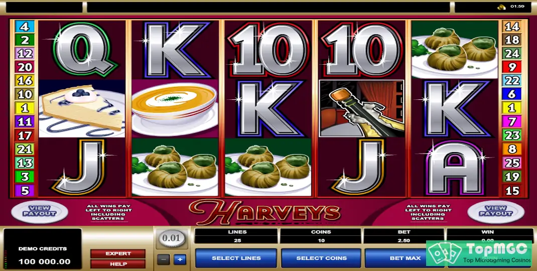 Harveys Slot Demo