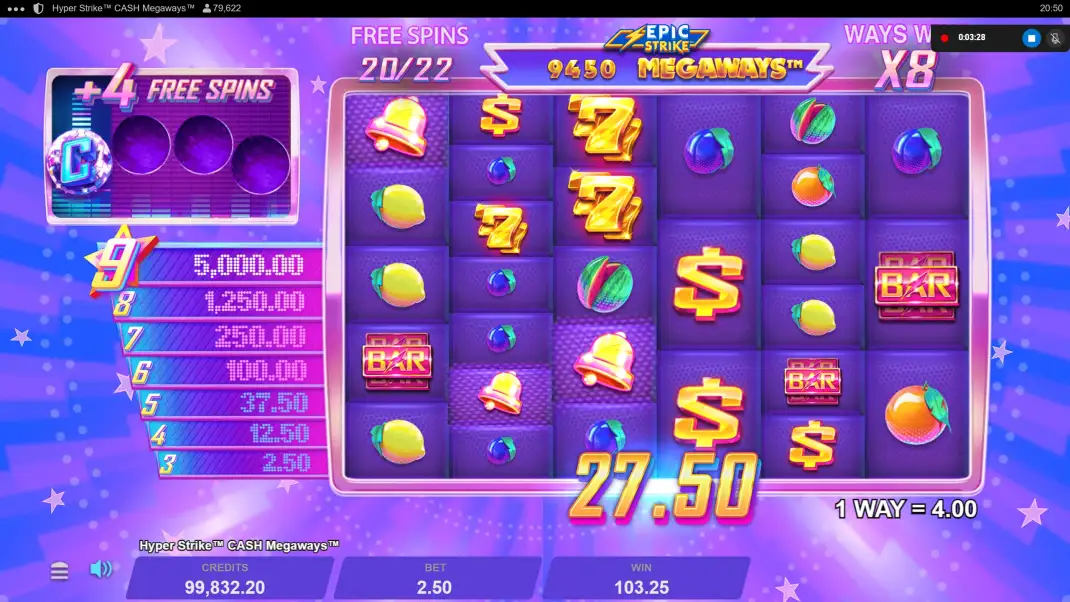 Hyper Strike Cash Megaways Slot Demo