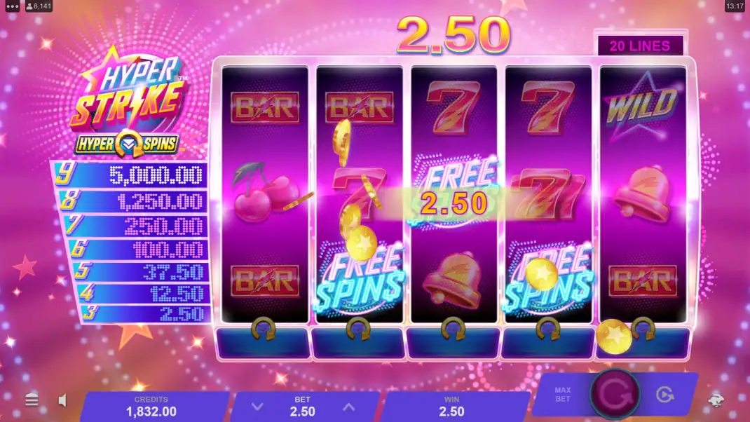 Hyper Strike HyperSpins Slot Demo