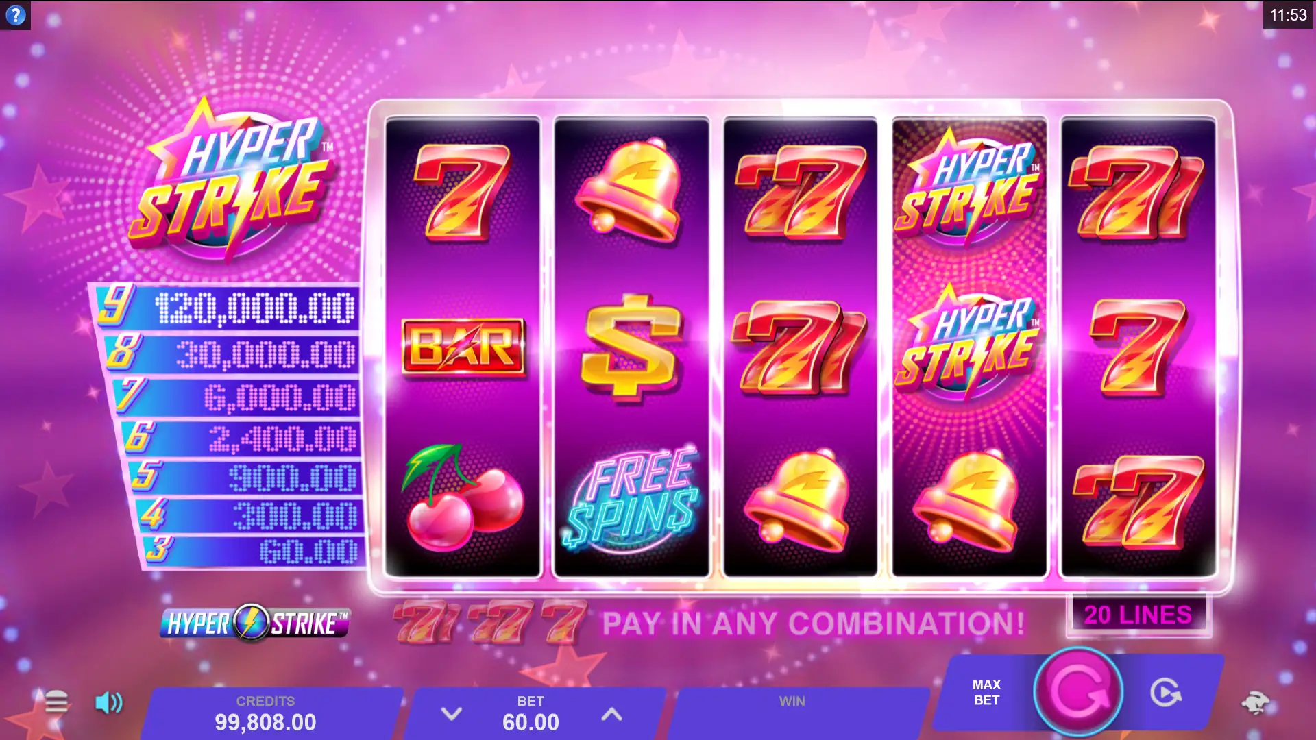 Hyper Strike Slot Demo