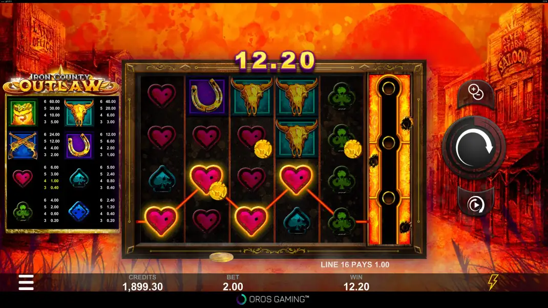 Iron County Outlaw Slot Demo
