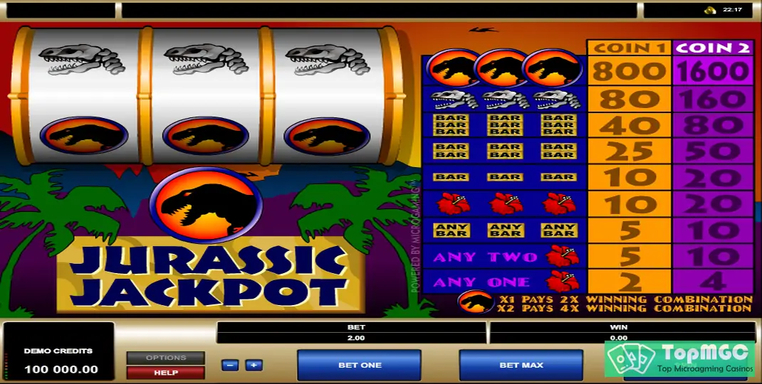 Jurassic Jackpot Slot Demo